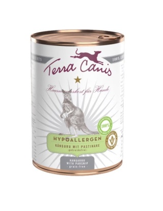 Terra Canis Hypoallergenic - Kangur pasternak Najwyższa jakość dla psów z alergią 400g