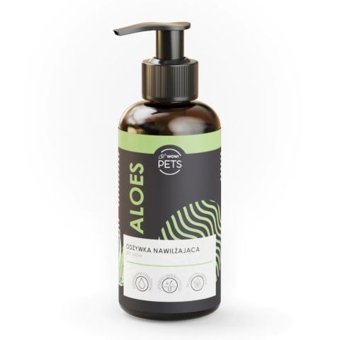 WOW PETS Mgiełka naturalna do sierści ALOES (Pojemność: 150 ml)