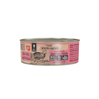 Wiejska Zagroda Karma mokra dla kota Jagnięcina z krylem (dorosły) 85g