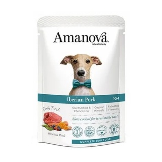 Amanova Dog Adult Iberian Pork 100 g – wilgotna karma dla dorosłych psów z wieprzowiną iberyjską