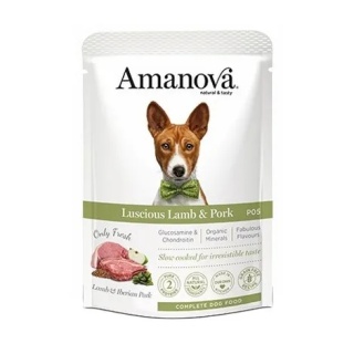 Amanova Dog Adult Luscious Lamb & Pork 300 g – wilgotna karma dla dorosłych psów z jagnięciną i wieprzowiną iberyjską