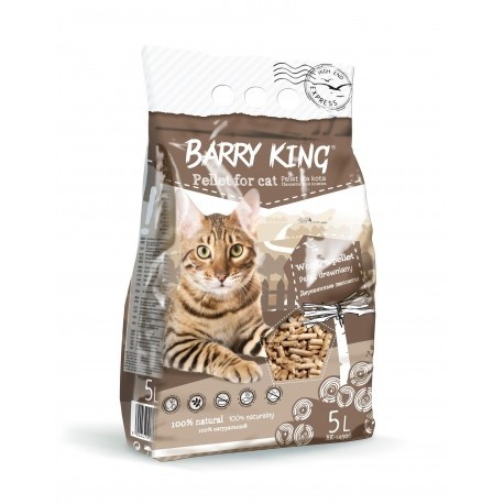 Barry King Pellet drewniany dla kota 5L – naturalny i ekologiczny żwirek