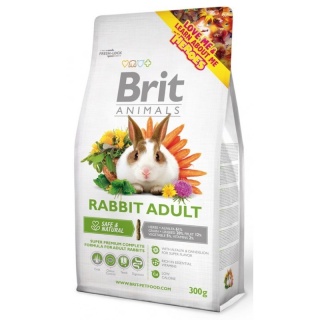 Brit Animals Rabbit Adult Complete – Kompleksowa karma dla dorosłych królików 300g