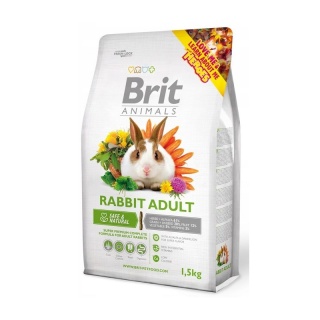Brit Animals Rabbit Adult Complete – Kompleksowa karma dla dorosłych królików 1,5kg