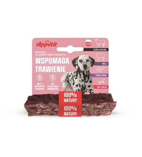 COMFY APPETIT BATON FUNKCYJNY TRAWIENIE 12 CM / 40 G – Naturalne wsparcie dla zdrowego brzuszka Twojego psa!