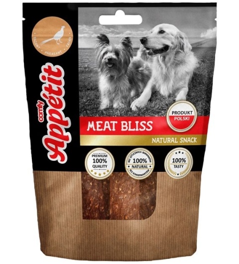 COMFY APPETIT MEAT BLISS BAŻANT 100 G – Naturalna, lekkostrawna przekąska dla wymagających psich smakoszy!