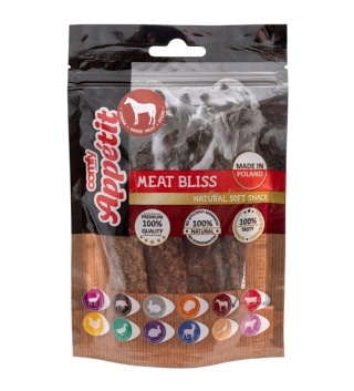 COMFY APPETIT MEAT BLISS KONINA 100 G – Naturalna przekąska premium dla psów wszystkich ras!