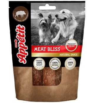 COMFY APPETIT MEAT BLISS DZIK 100 G – Naturalna przekąska z dziczyzny dla prawdziwych psich smakoszy!