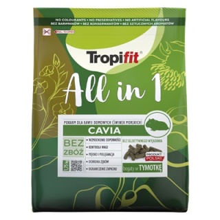 Tropifit All in 1 Cavia 1,75 kg – bezzbożowa karma premium dla świnek morskich z witaminą C i ziołami