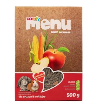 COMFY MENU Granulat dla Królików i Gryzoni 500 g – pełnoporcjowa karma w formie granulatu