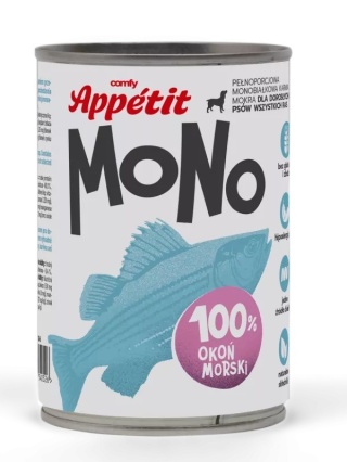 Comfy Appetit Mono 100% Okoń Morski – mokra karma monoproteinowa dla psa 400g