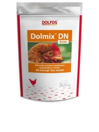 Dolmix DN Drink –500g – mieszanka paszowa uzupełniająca dla drobiu do wody