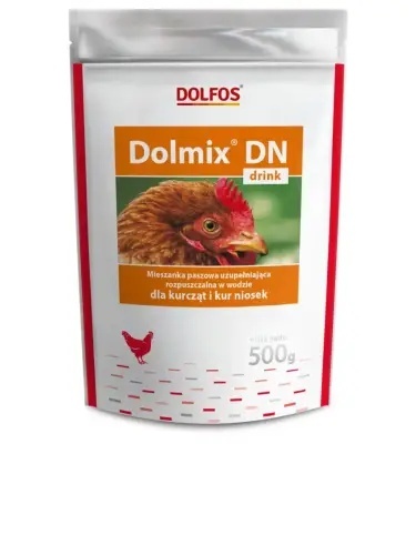 Dolmix DN Drink –500g – mieszanka paszowa uzupełniająca dla drobiu do wody