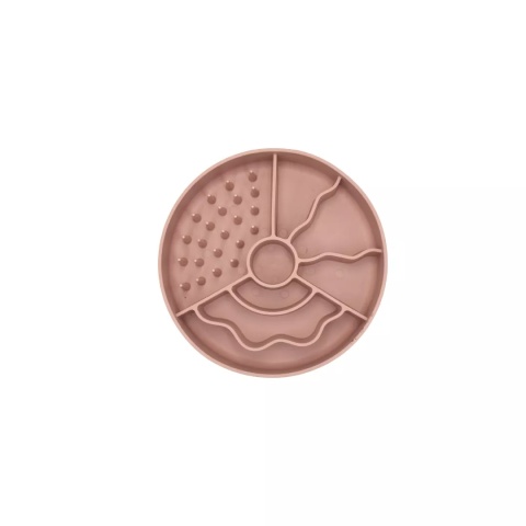 Fiboo – Slow Fiboowl Mini – różowa miska spowalniająca jedzenie dla psa i kota 15 cm