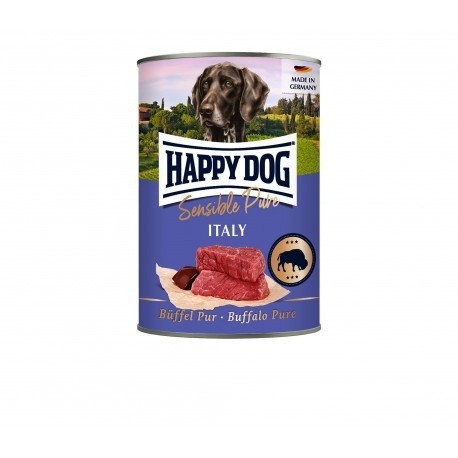 Happy Dog Sensible Pure Italy – mokra karma dla psa, bawół, puszka 400 g