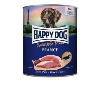 Happy Dog Sensible Pure France – Puszka dla psa, Kaczka 800 g