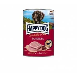 Happy Dog Sensible Pure Sardinia – Puszka dla psa, Koza 400 g
