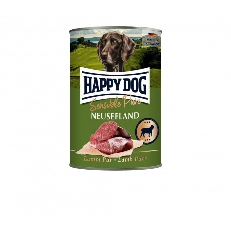 Happy Dog Sensible Pure Neuseeland – Puszka dla psa, Jagnięcina 400 g
