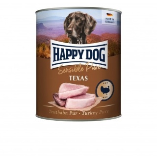 Happy Dog Sensible Pure Texas – mokra karma dla psów dorosłych, indyk, 800 g puszka