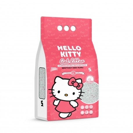 Hello Kitty – Żwirek Bentonitowy dla Kota Baby Powder 5L