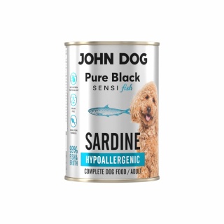 ohn Dog Pure Black Sensi Fish – Hipoalergiczna mokra karma dla psa, Sardynka 400g