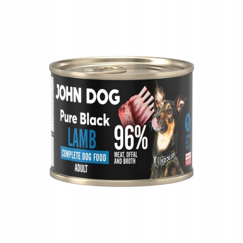John Dog Pure Black – mokra karma dla psa Jagnięcina 200 g