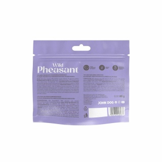 John Dog Wild Pocket Chunkies –Przysmak treningowy dla psa - Bażant 80 g