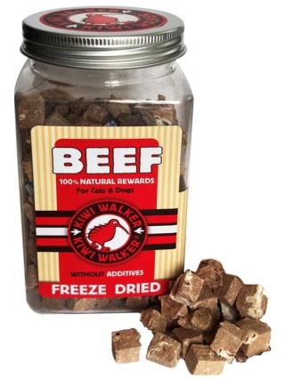 Kiwi Walker Snacks Beef 40 g – liofilizowana wołowina dla psa i kota