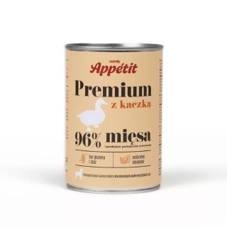 Comfy Appetit Premium Kaczka 400 g – Pełnoporcjowa mokra karma dla psów