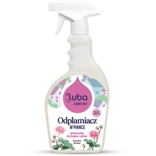 Luba Comfort Perfumowany Odplamiacz w Piance do Tkanin 500 ml – Profesjonalna czystość i zapach, który otula świeżością!