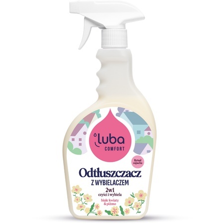 Luba Comfort Perfumowany Odtłuszczacz z Wybielaczem 500 ml – Profesjonalna skuteczność w domowym zaciszu