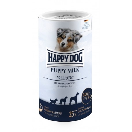 Happy Dog Puppy Milk Prebiotic – mleko dla szczeniąt od 1. dnia życia, 500 g