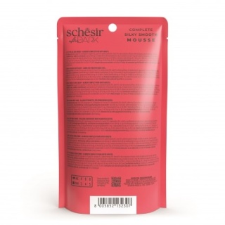 Schesir After Dark Velvet Mousse –Karma mokra dla kota- Kurczak z wołowiną, 80 g, saszetka