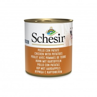 Schesir Complements karma mokra dla psa – Kurczak z Ziemniakami w Galaretce, 285 g