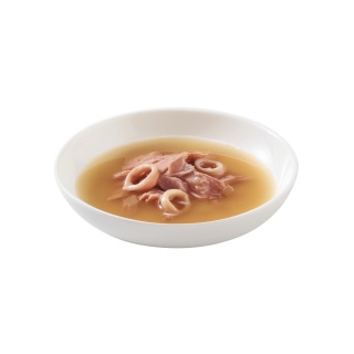 Schesir Soup – Zupa dla kota Tuńczyk z kalmarami w bulionie 40 g