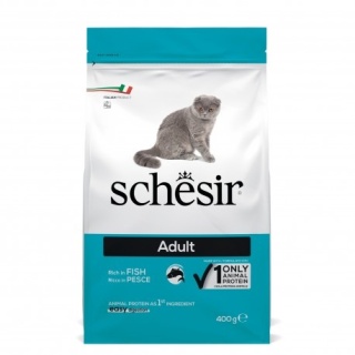 Schesir Original – sucha karma dla kota dorosłego, ryba, 400 g