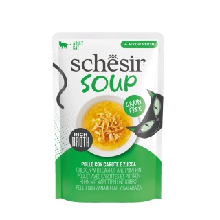 Schesir Soup – Zupa dla kota Kurczak z dynią w bulionie 40 g