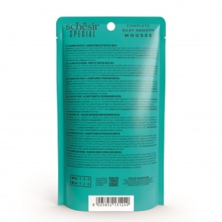 Schesir Special Mousse Skin&Coat – Łosoś z Kurczakiem, 70 g (saszetka)