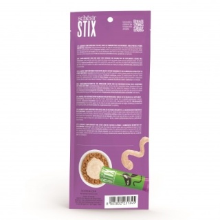 Schesir Stix – Kremowy przysmak dla kota Kaczka, 6x15 g (saszetki)