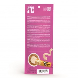 Schesir Stix – Kremowy przysmak dla kota Kurczak, 6x15 g (saszetki)