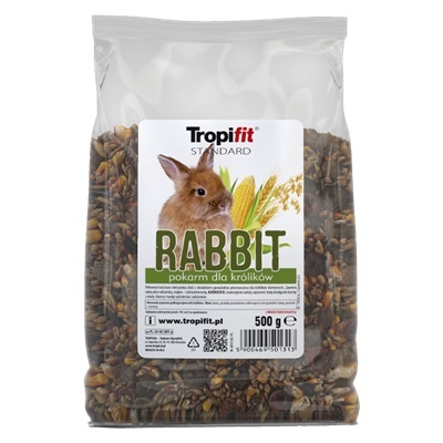 Tropifit Standard Rabbit 500 g – Codzienna karma dla królików z tymotką i lucerną