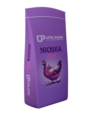 UTIL-PASZ NIOSKA PLUS – 25kg –Pełnoporcjowa mieszanka paszowa kur niosek w formie mikrogranulatu