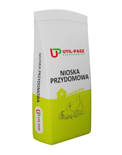UTIL-PASZ NIOSKA PRZYDOMOWA – 25 KG – Pełnoporcjowa pasza dla kur niosek w formie kruszonki