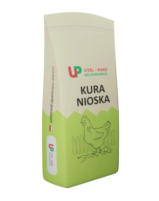 UTILPASZ PASZA DLA KUR NIOSEK OGÓLNOUŻYTKOWA – 25kg – Pełnoporcjowa pasza dla kur niosek w formie Granulatu