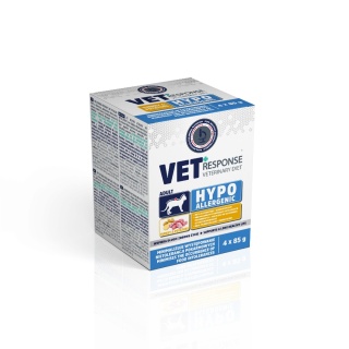 VET RESPONSE Veterinary Diet Hypoallergenic Cat 4 x 85 g – mokra karma weterynaryjna dla kota z indykiem