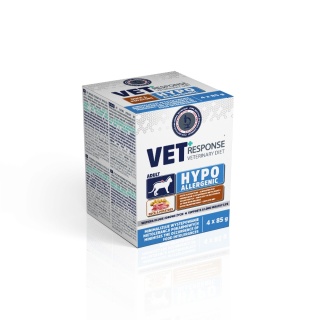 ET RESPONSE Veterinary Diet Hypoallergenic Cat 4 x 85 g – mokra karma weterynaryjna dla kota z kaczką