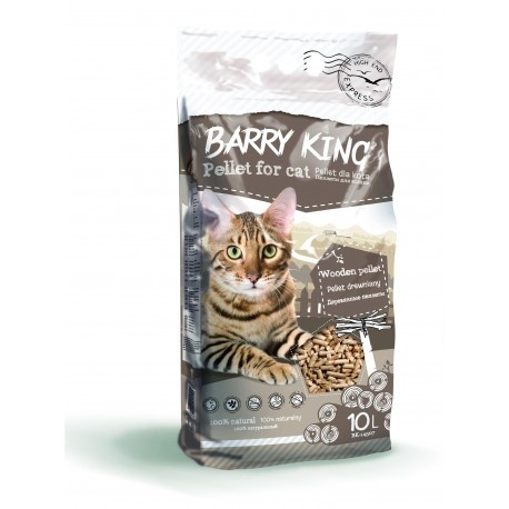 Barry King Pellet drewniany dla kota 10L – naturalny i ekologiczny żwirek