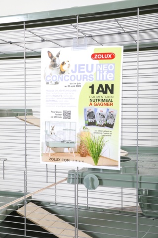 ZOLUX Klatka dla królika NEOLIFE 100 XL zielona – komfort, przestrzeń i ekologia w jednym!