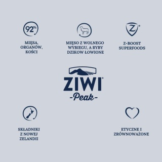 Ziwi Peak Venison Recipe – pełnoporcjowa, naturalna karma mokra dla kotów Dziczyzna 185 g