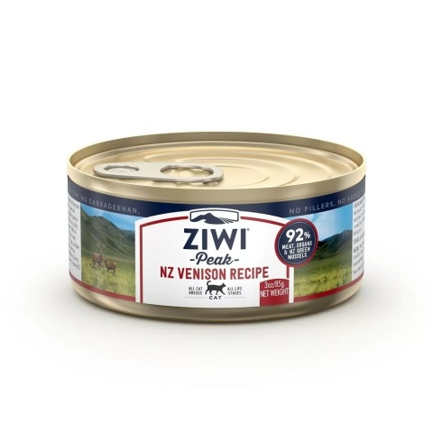 Ziwi Peak Venison Recipe - pełnoporcjowa, naturalna karma mokra dla kotów Dziczyzna 85 g
